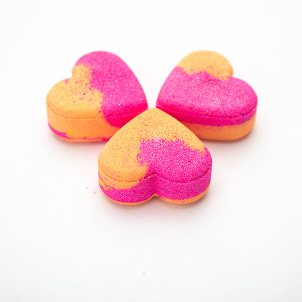 Enchanting Heart Bath Bomb Trio