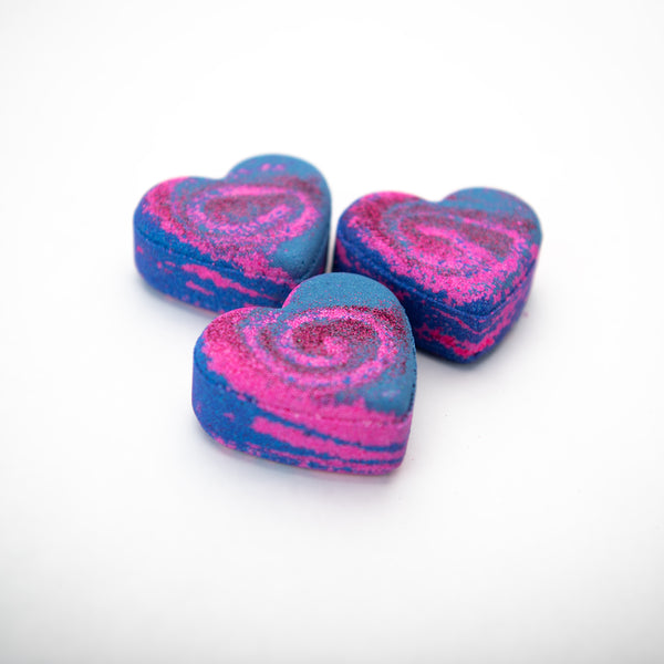 Enchanting Heart Bath Bomb Trio